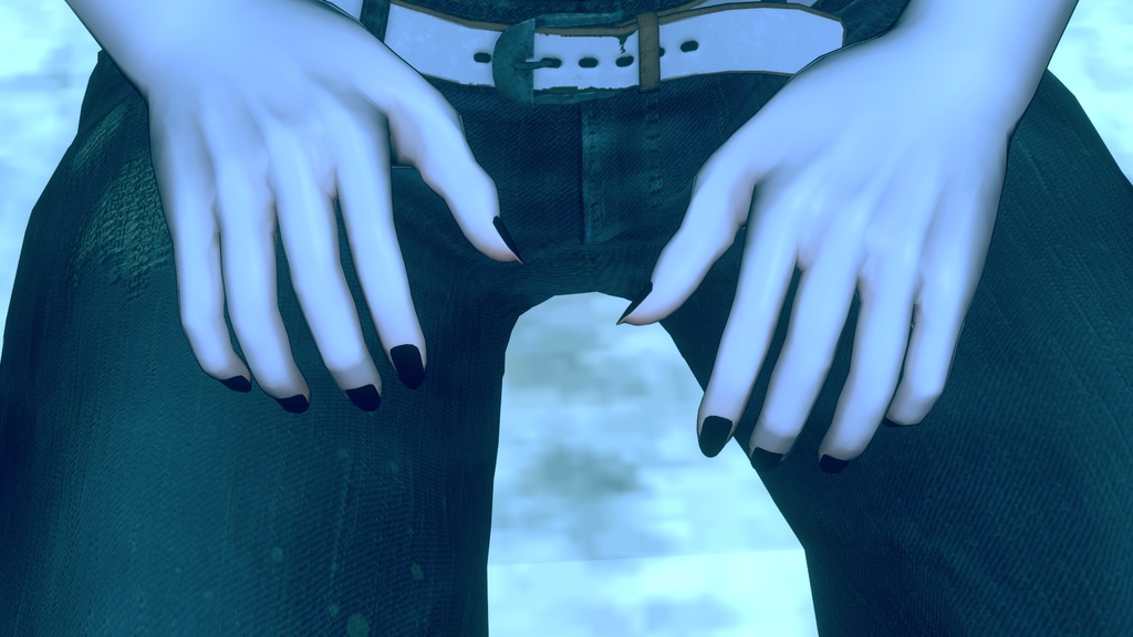[水瀬対応]ブラックネイルテクスチャ