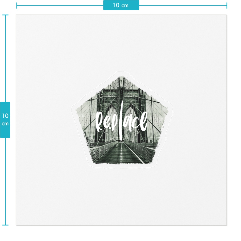 re.place sticker PENTAGON