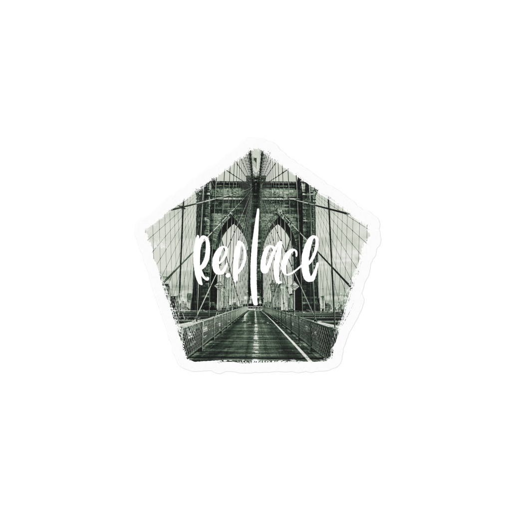 re.place sticker PENTAGON