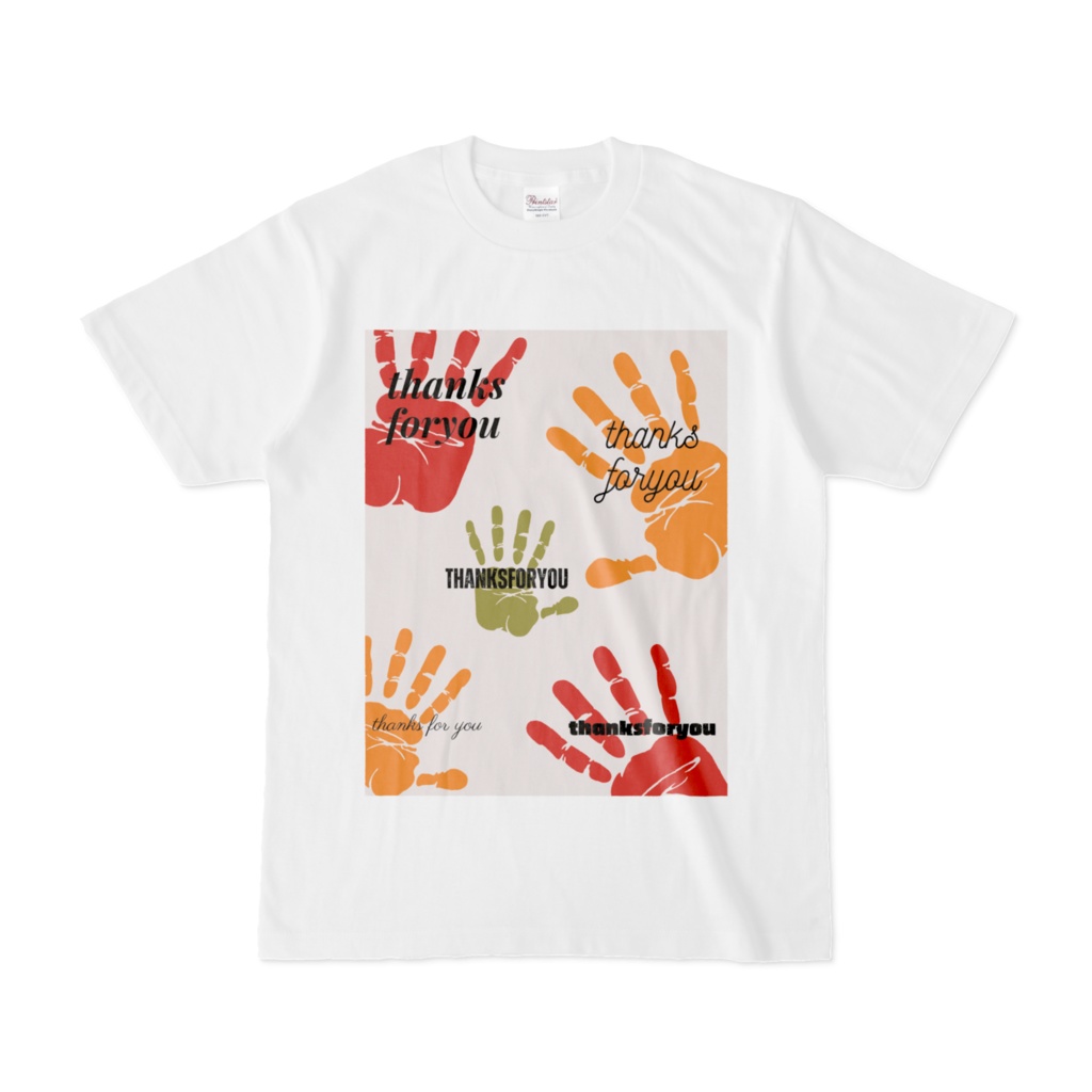 手形デザインtシャツ