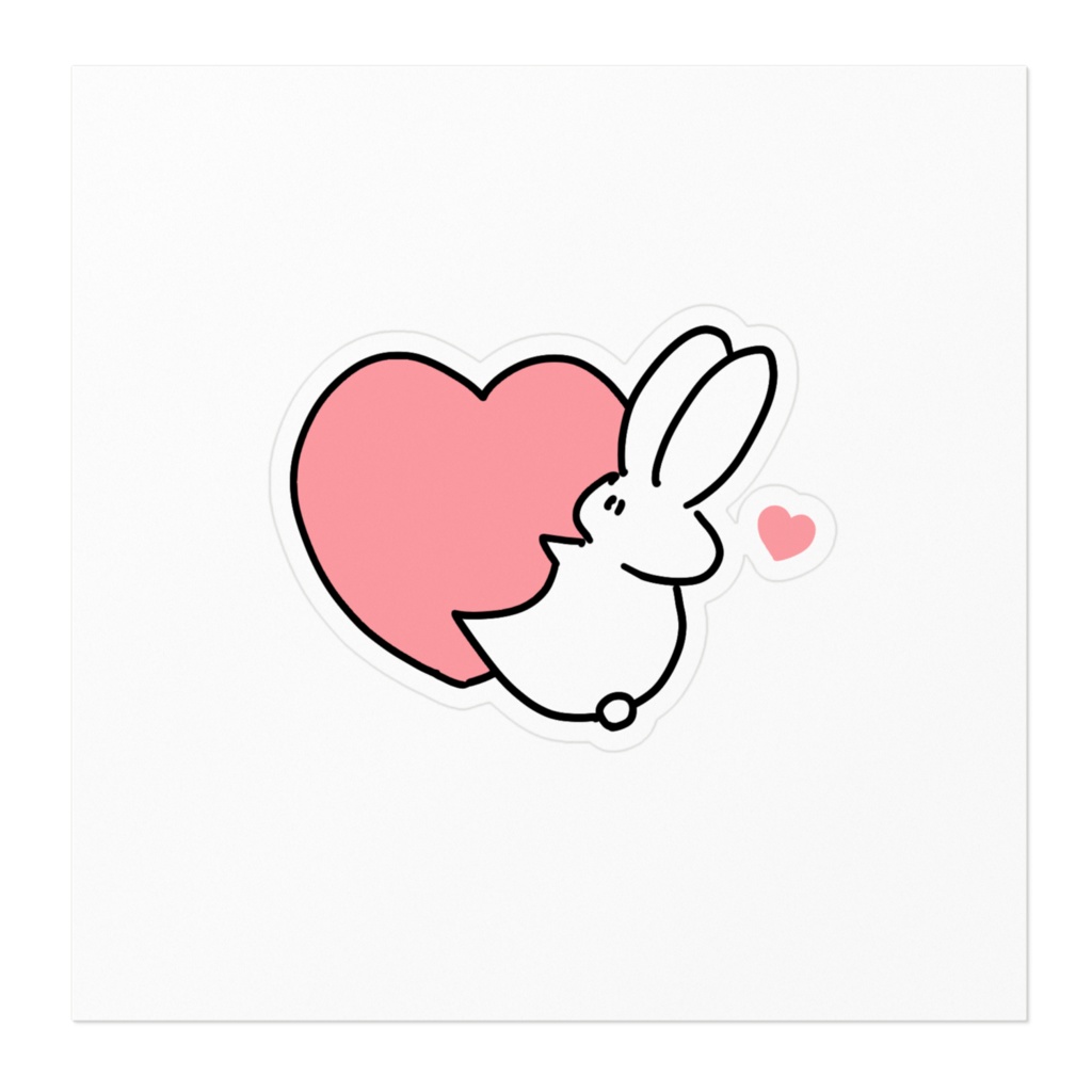 ハグうさ-シール-