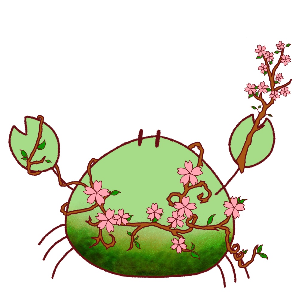 翠緑のフローリアコラボ限定デザインアクリルキーホルダー