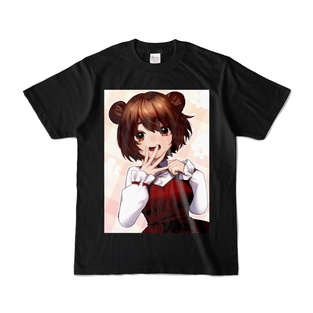 こぐまろTシャツ(S～XL)黒／北彩あい先生コラボ商品