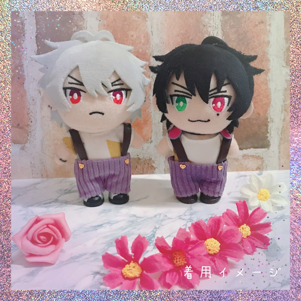 コーデュロイ サスペンダー付きボトムス