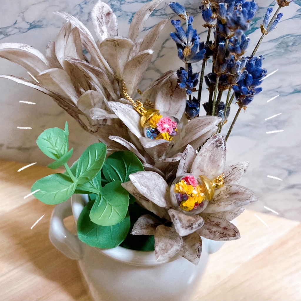 ぬい用 フラワーネックレス