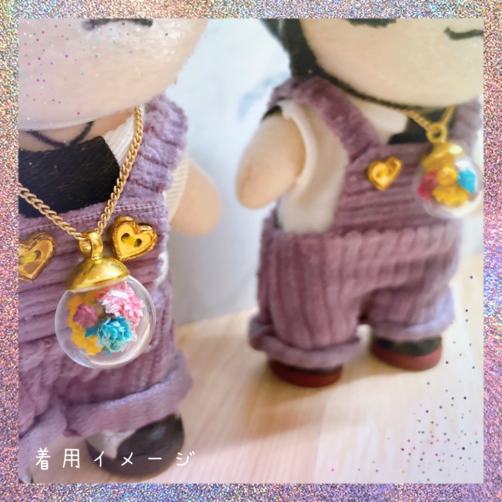 ぬい用 フラワーネックレス
