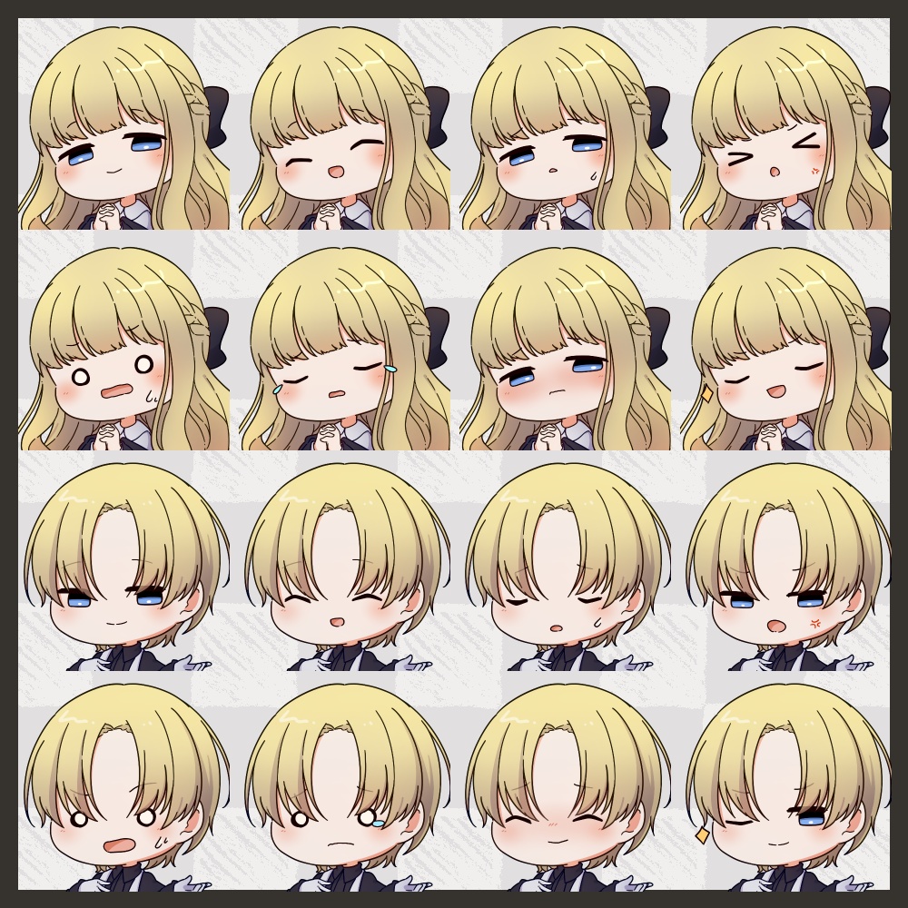 ファンタジー職業ミニ立ち絵セットVol.01