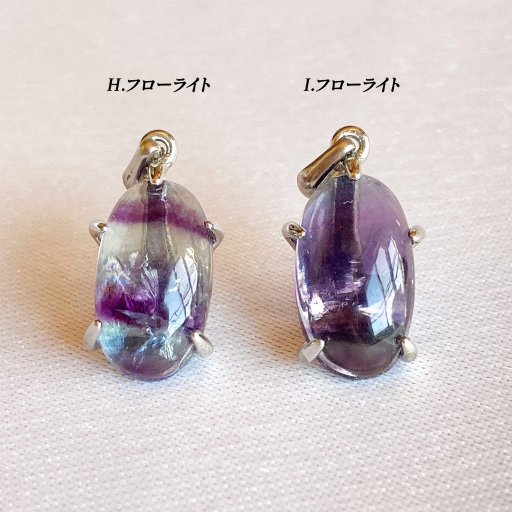 鉱物イヤカフ_ペンダントトップ