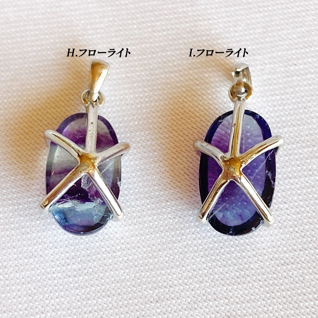 鉱物イヤカフ_ペンダントトップ