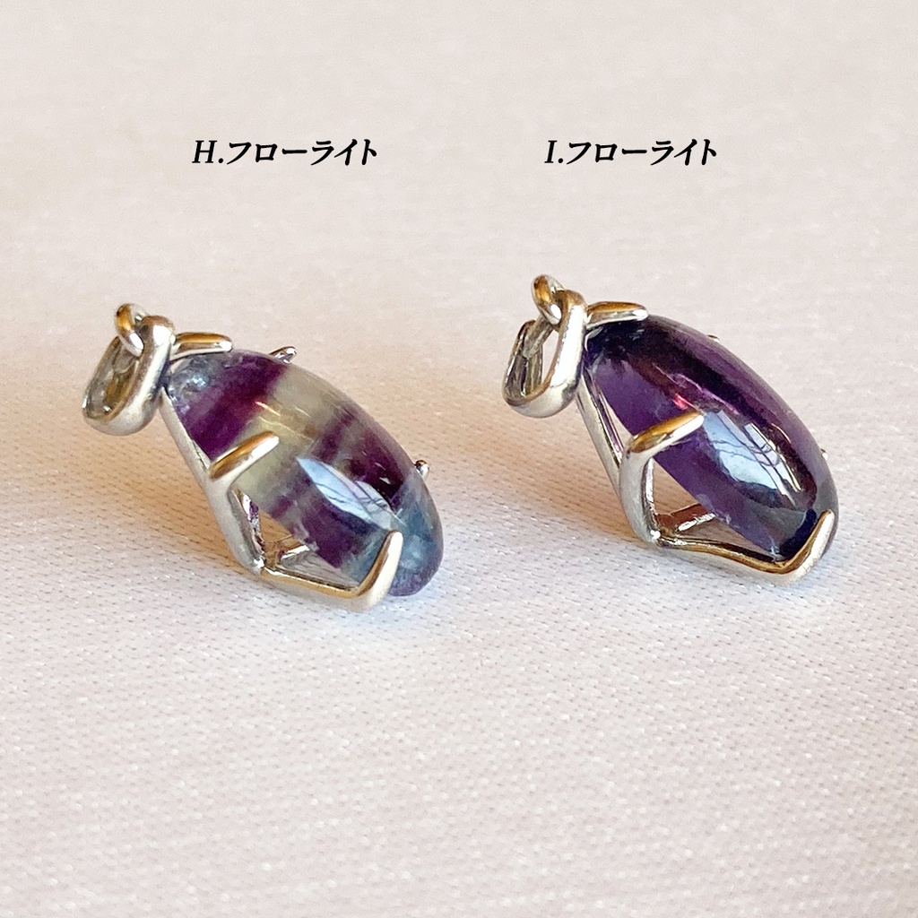 鉱物イヤカフ_ペンダントトップ