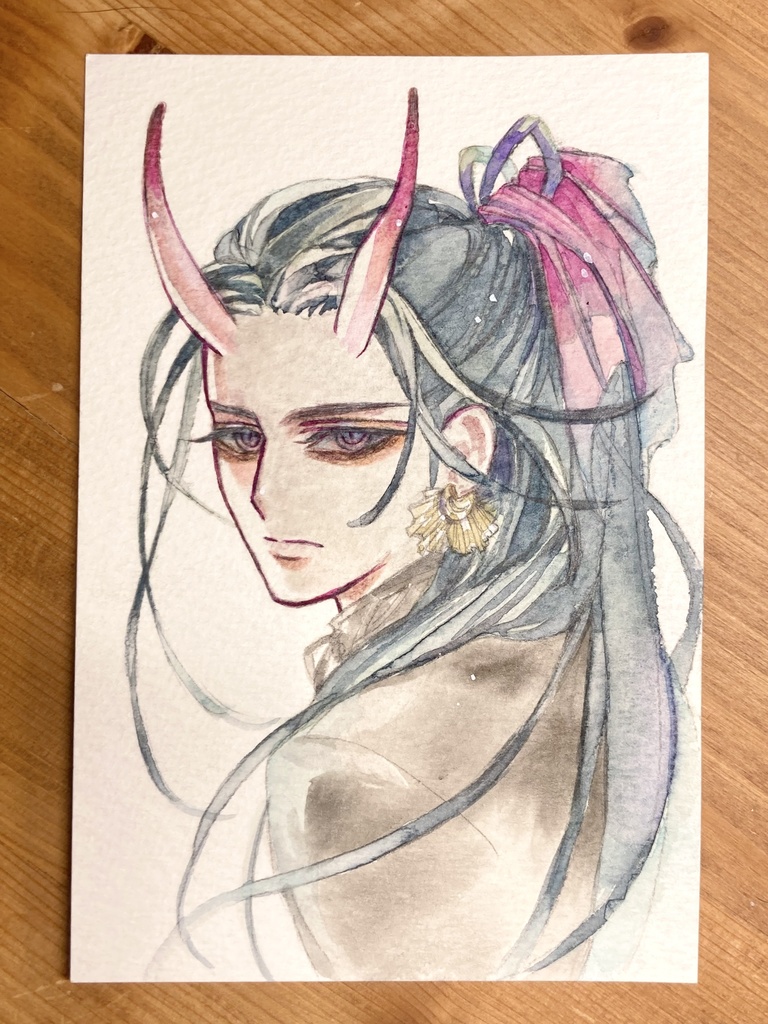 ミニ原画『赤鬼』