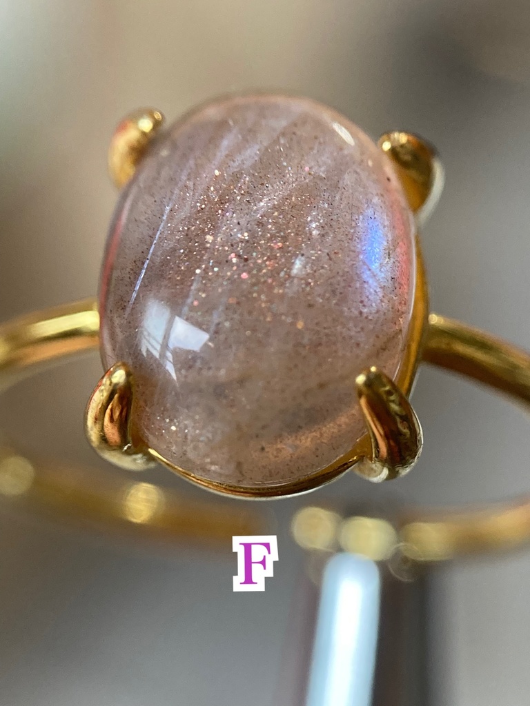 鉱物リング_ペンダント_シンプル