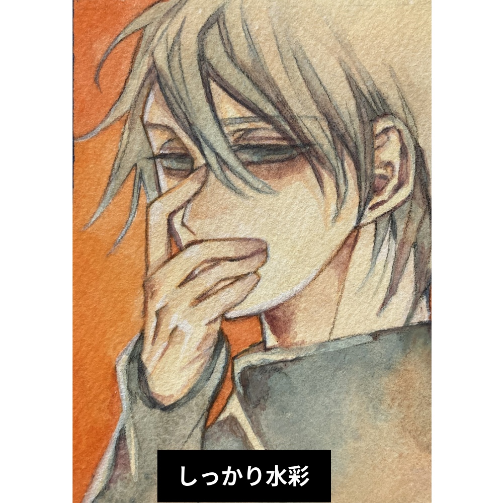 イラストリクエスト(お題)_アナログ原画(送料250円)