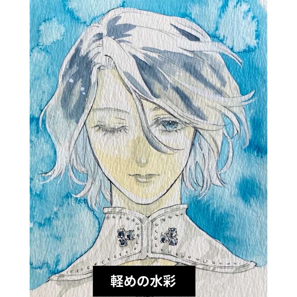 イラストリクエスト(お題)_アナログ原画(送料250円)