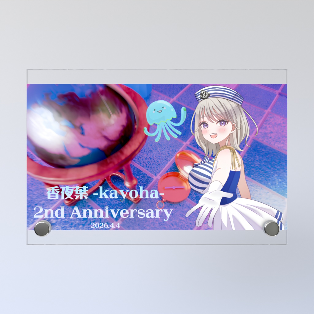 香夜葉 2周年記念 アクリルパネル