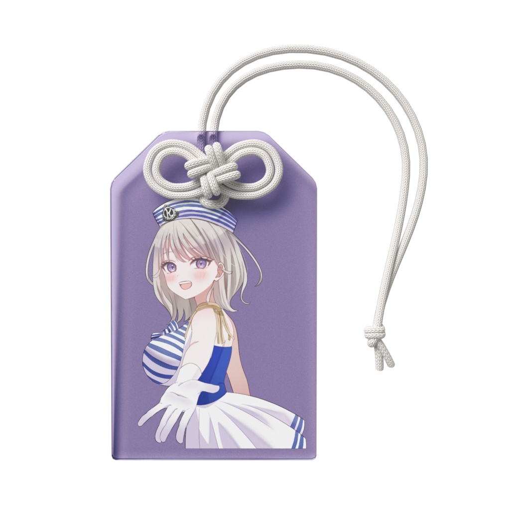 アクリルお守り(紫)