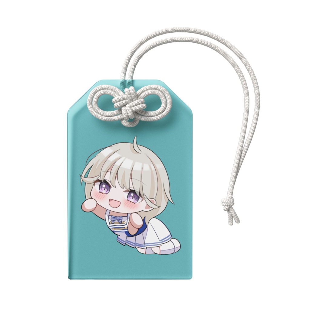 アクリルお守り(水色)