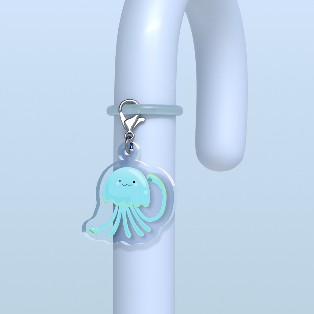 めじるしチャーム ぷわにゃん 敬礼