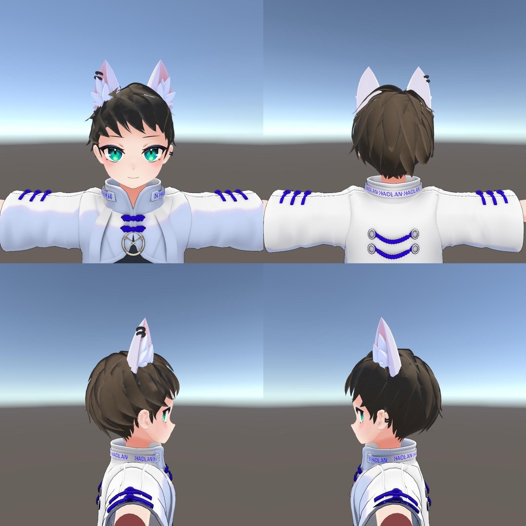 ハオランくんのベリーショート【Modular Avatar対応】