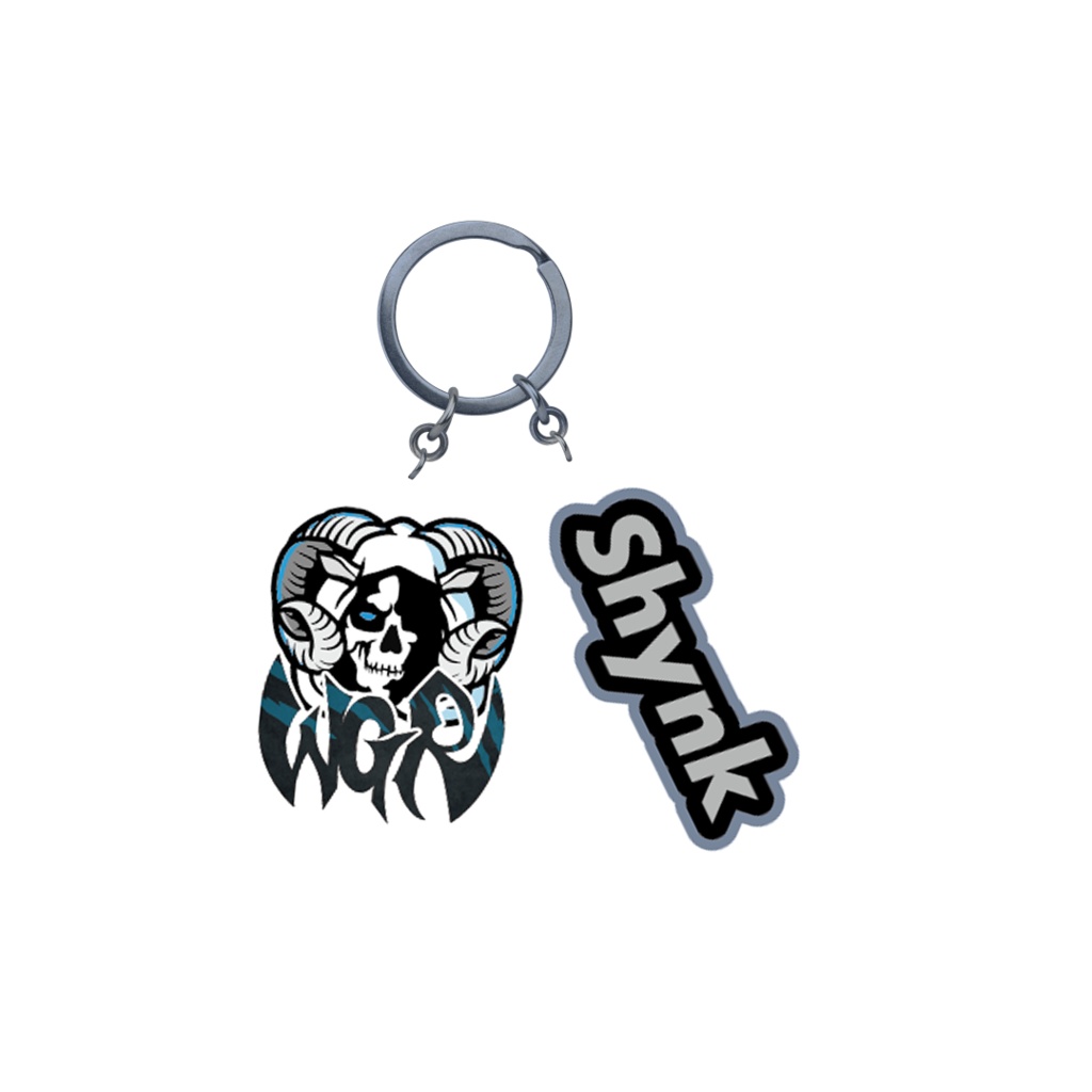 Shynk 2連アクリルキーホルダー