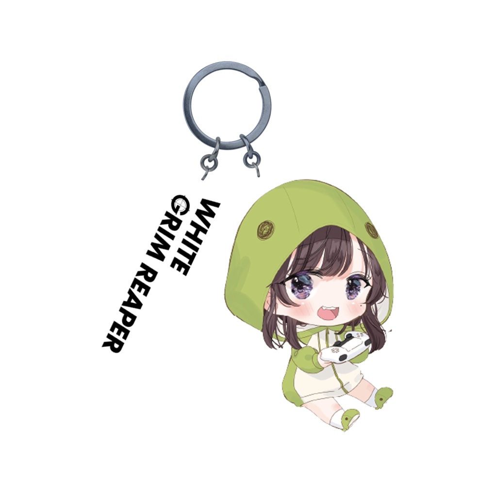 ぽっ。 2連アクリルキーホルダー