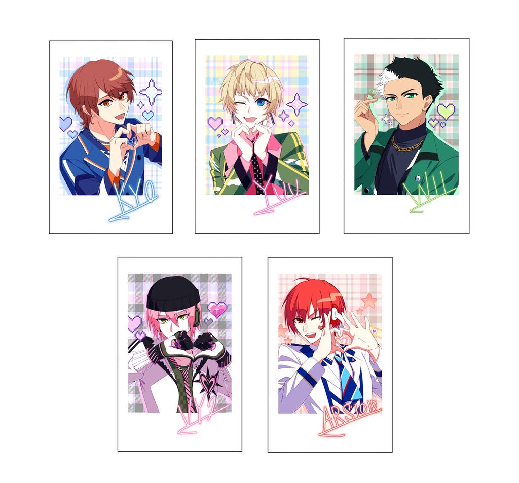 ヤマハ青年組 チェキ風カード