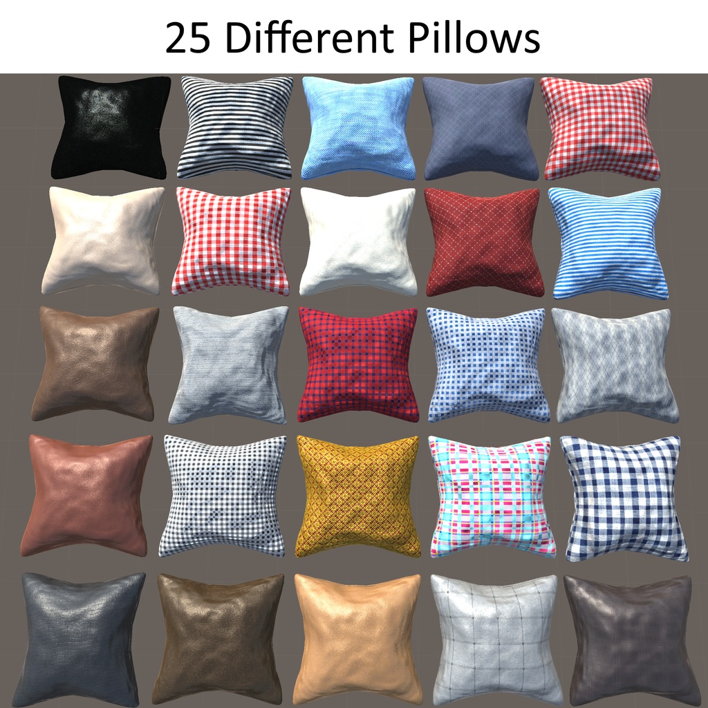 25種類の枕 [25 Pillows]