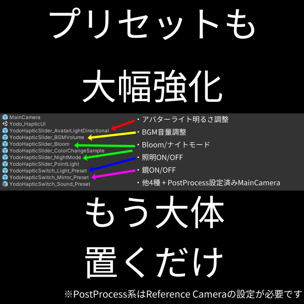 【無料】ヨドコロちゃんハプティックコントローラー v3.1