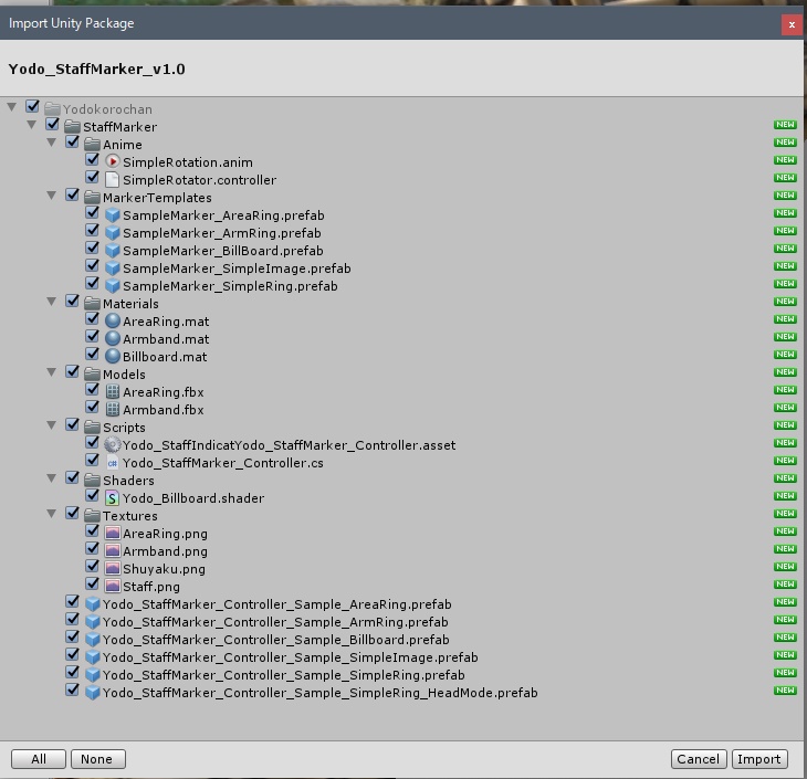 ヨドコロちゃんのスタッフマーカー