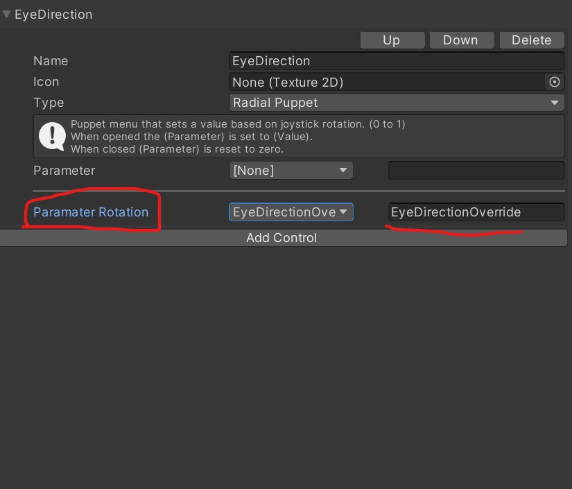 ヨドコロちゃんの目線コントローラー