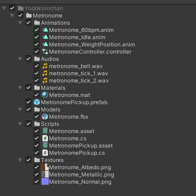 ヨドコロちゃんのメトロノーム【ワールド/アバター兼用】
