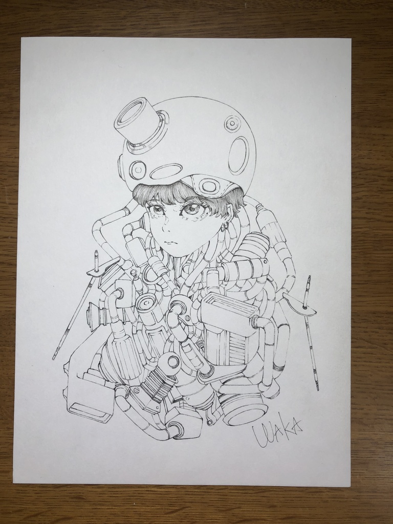 ペン画 原画