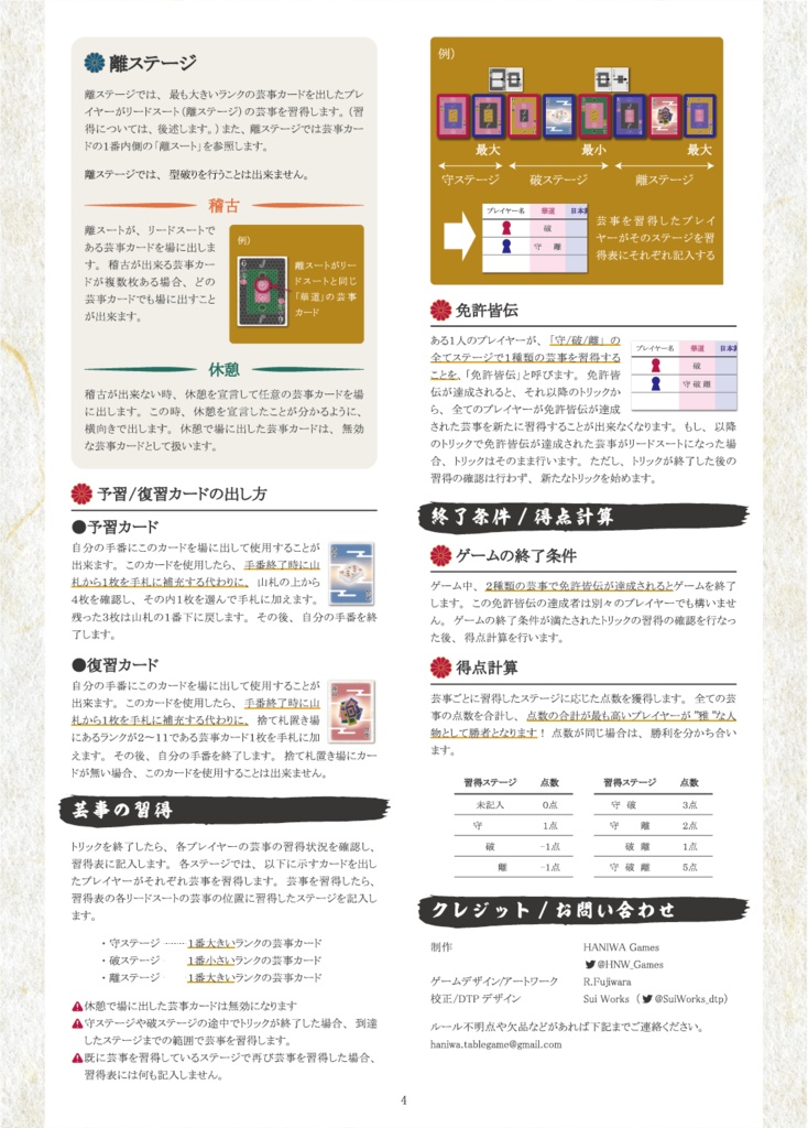 守破離 ~型破りトリックテイキングゲーム~