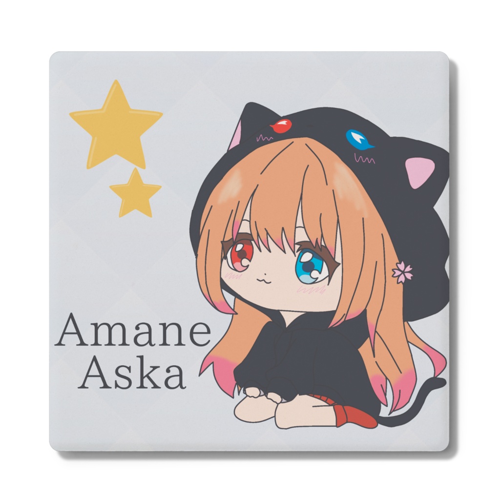 天猫あすかコースター(黒)