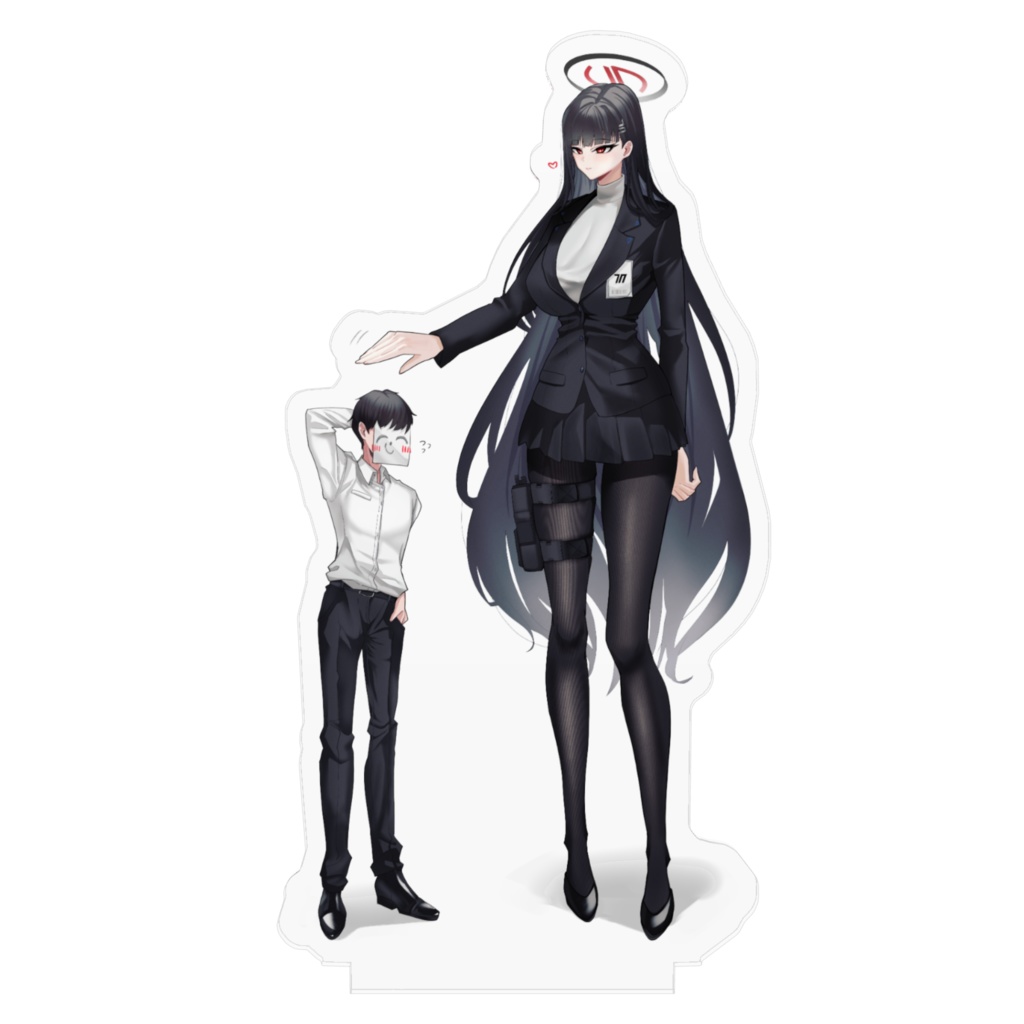 でかでか生徒会長と背比べ