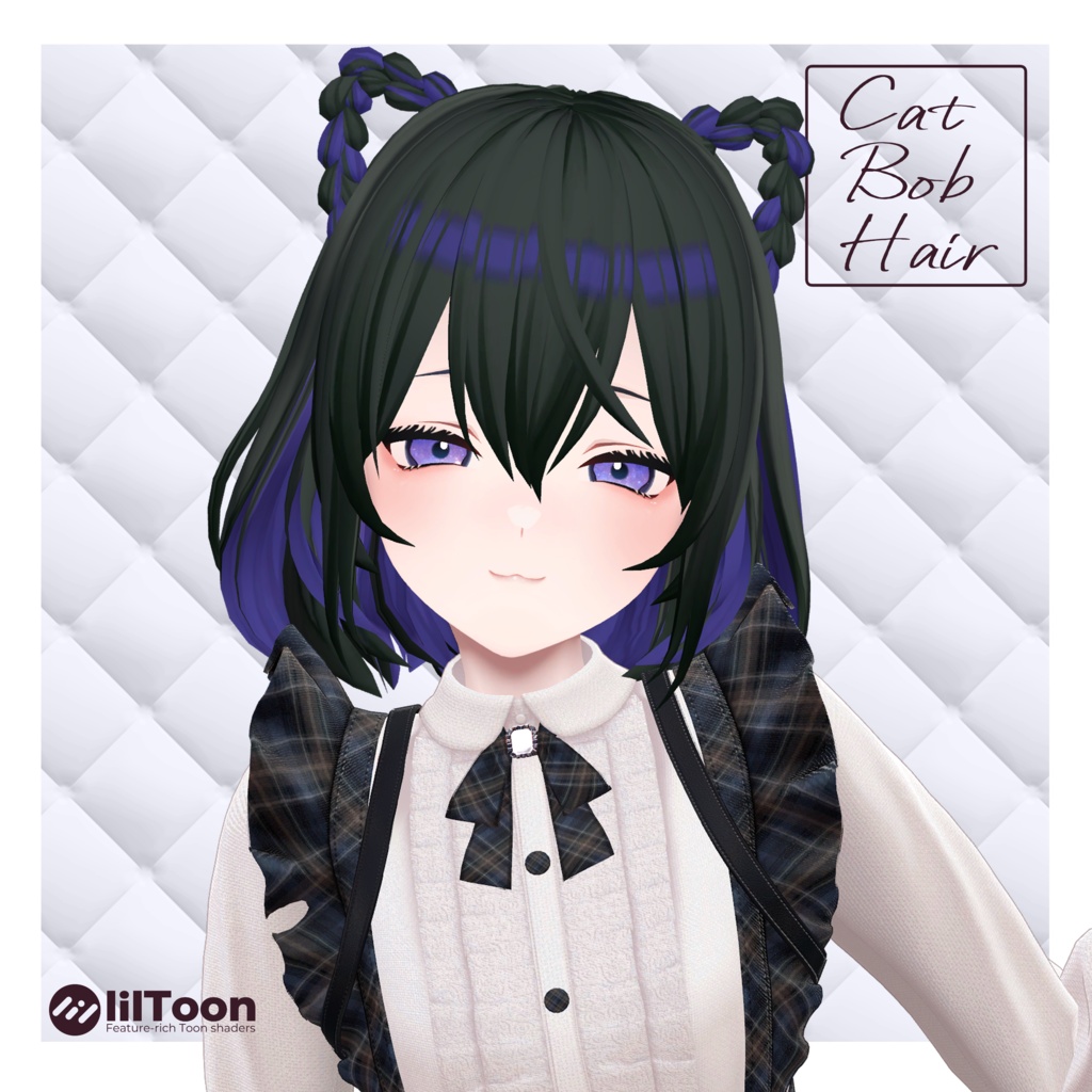 【6 avatars】Cat Bob Hair【3日間限定無料!】