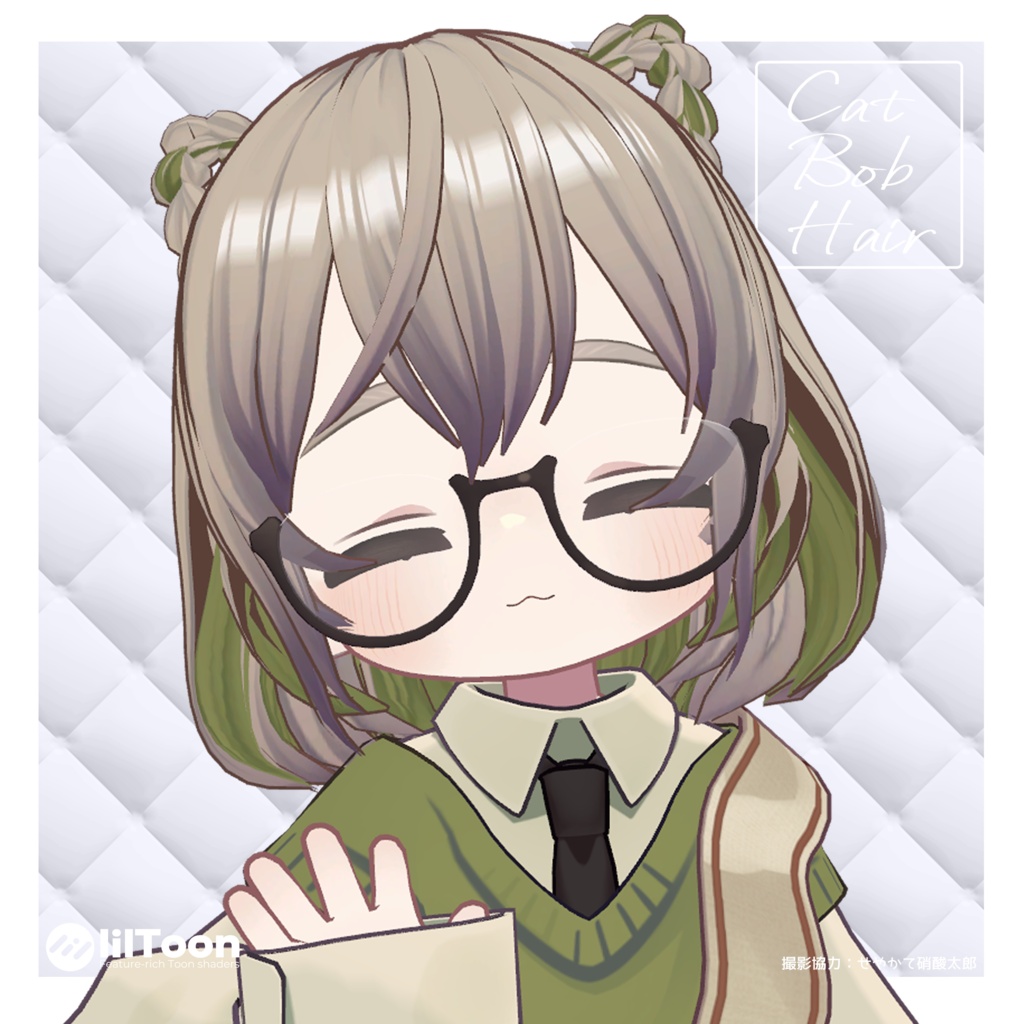 【6 avatars】Cat Bob Hair【3日間限定無料!】