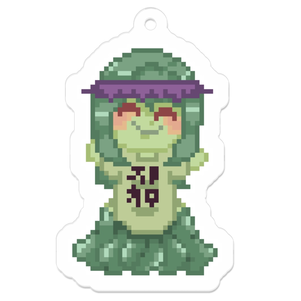 邪神ちゃんドット絵アクリルキーホルダー
