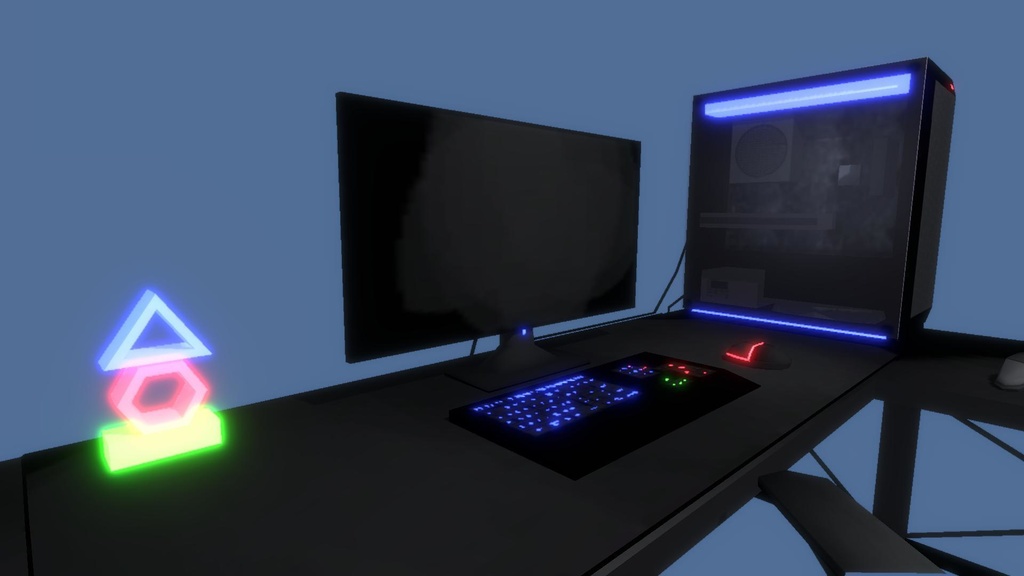 3Dモデル「PCセット」