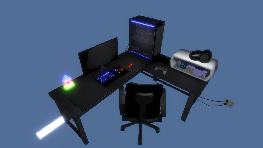 3Dモデル「PCセット」