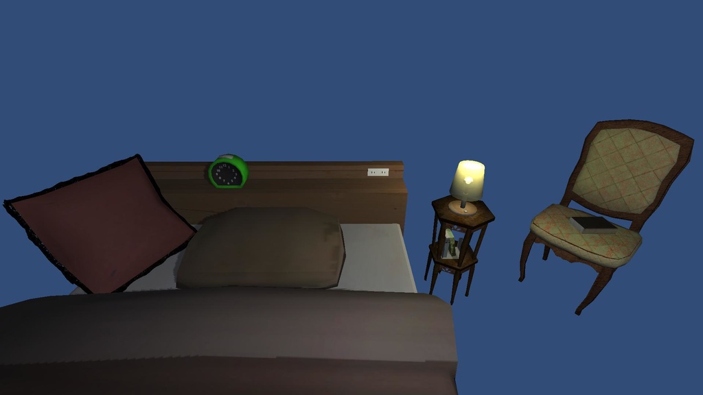 3Dモデル「ベッドセット」