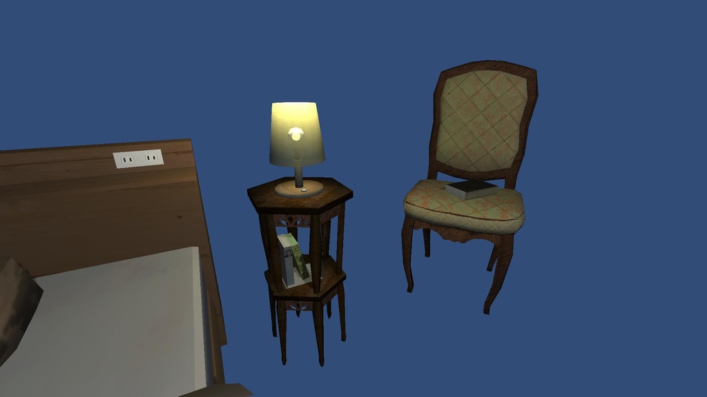 3Dモデル「ベッドセット」