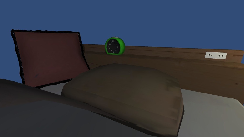 3Dモデル「ベッドセット」