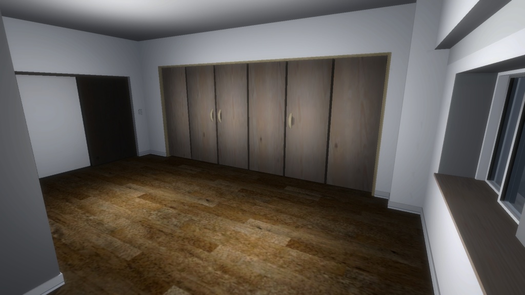 3Dモデル「マンションの部屋」※家具なし