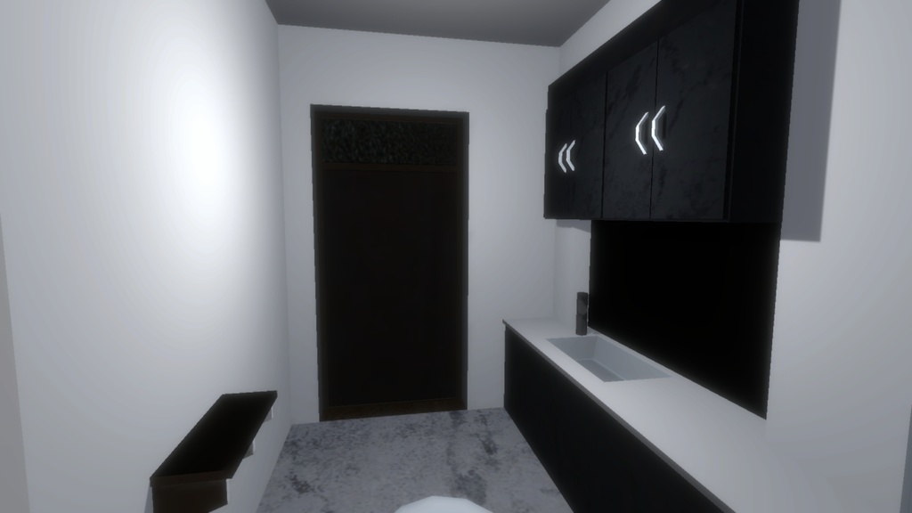 3Dモデル「マンションの部屋」※家具なし