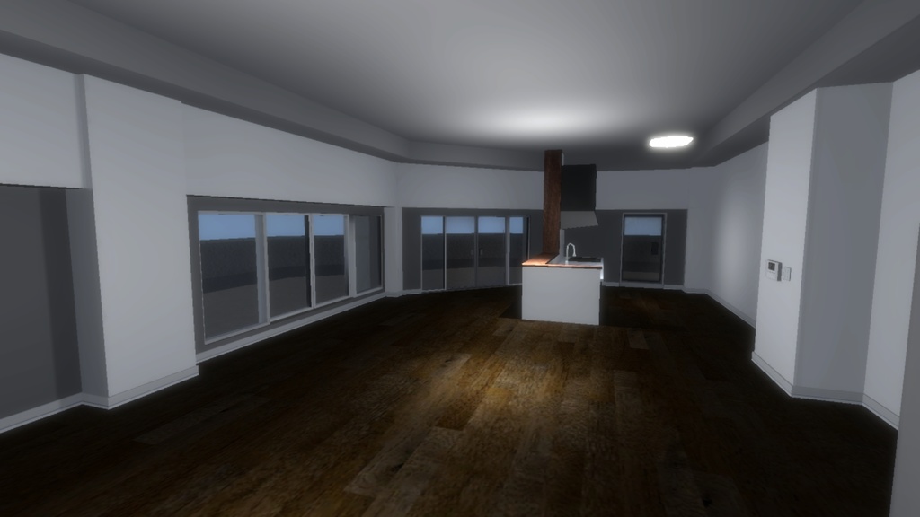 3Dモデル「マンションの部屋」※家具なし