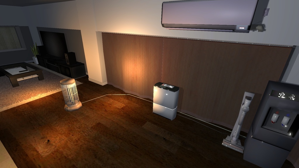 3Dモデル「家電セット」