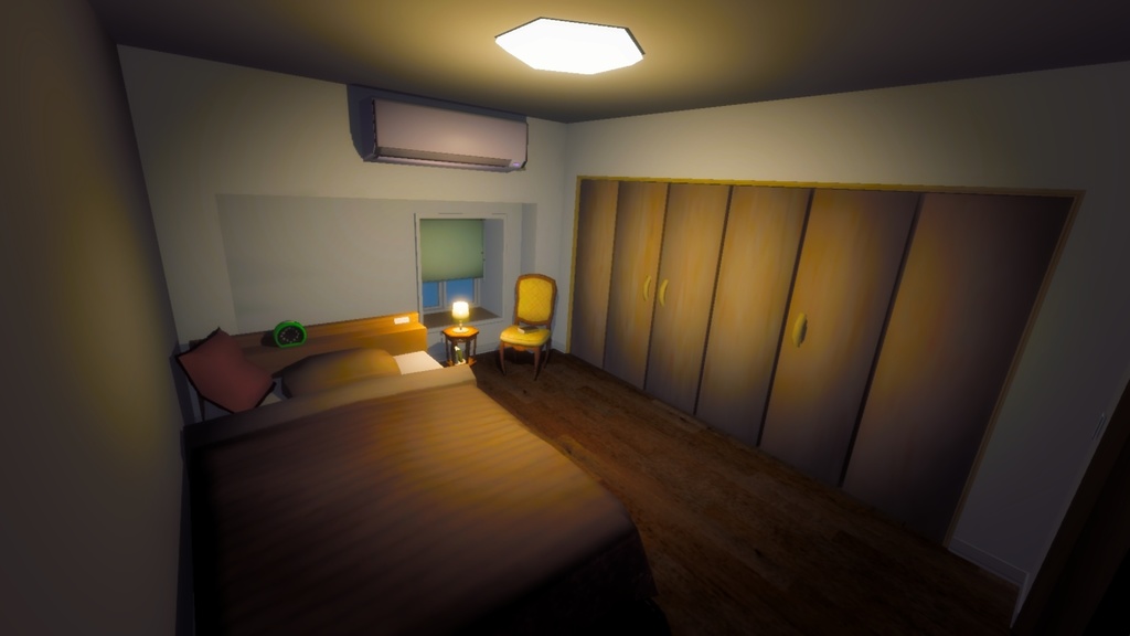 3Dモデル「マンションの部屋」セット