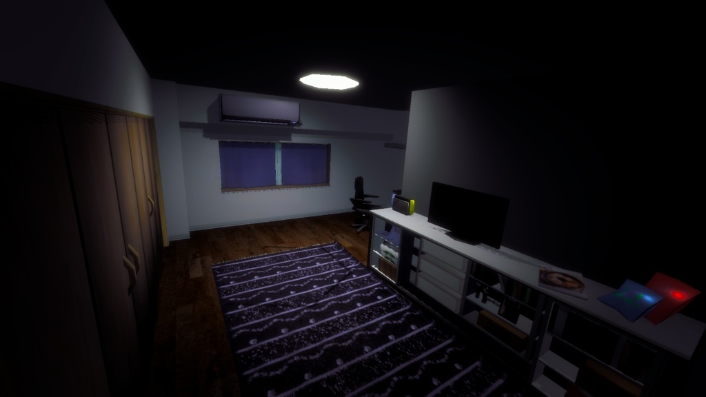 3Dモデル「マンションの部屋」セット