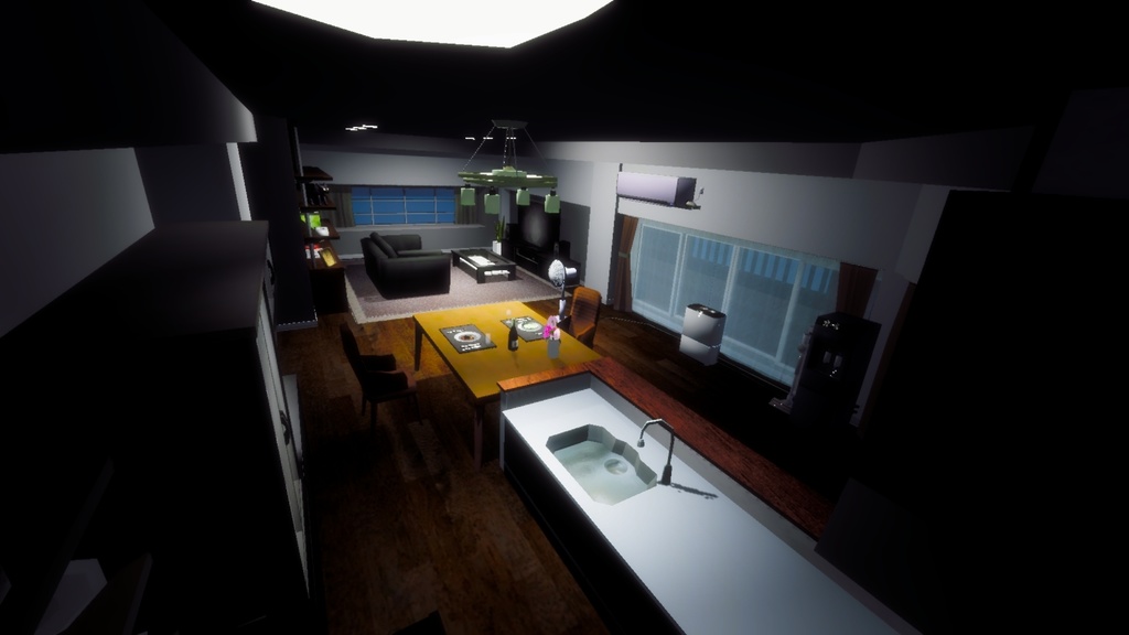 3Dモデル「マンションの部屋」セット